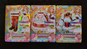 アイカツ★2014 3弾PR★チロリアンアリエス3枚セット★