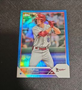 MLB TOPPS PRO DEBUT EVAN CARTER 150シリアル