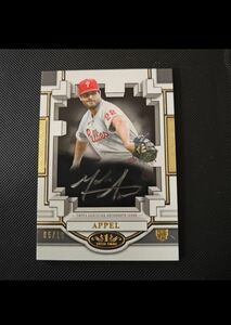 MLB TOPPS TIER ONE MARK APPEL auto シルバーインク 10シリアル 直筆サイン