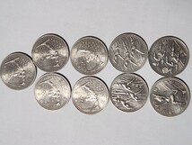 長野オリンピック記念500円硬貨5枚、THE 12th ASIAN GAMES HIROSHIMA 1994 4枚セット_画像1