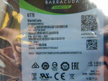 o172　新品　SEAGATE BARRACUDA　6TB 内蔵ハードディスク　HDD ST6000DM003 / ST6000DM003　3.5インチ (BarraCuda 6TB)　袋未開封_画像4