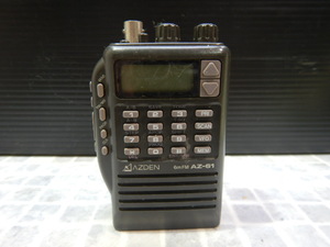 o189　AZDEN アツデン　6m FMハンディ無線機　AZ-61　50MHz帯 トランシーバー/アマチュア無線