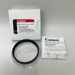 ジャンク/返品不可　クローズアップレンズ Canon 58mm Close-up Lens 500D #i51911 j2