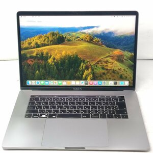 ★MacBook Pro★A1990 (15-inch, 2019)★Core i7 9750H 2.6GHz★SSD256GB/メモリ32GB★最新OS/Sonoma★保証有★Apple★515