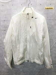 NIKE ナイキ メンズ ナイロン 中綿 ダブルジップ ジャケット M 白 ナイロン