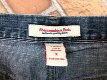 Abercrombie＆Fitch アバクロンビー&フィッチ A＆F レディース ブーツカット フレア デニム ジーンズ パンツ 2 紺 ネイビー_画像2