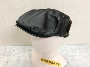 新品！SARTORIAL CROWN NEW YORK メンズ ホックボタンサイドベルト付き ハンチング帽 フリー 黒 ポリエステル