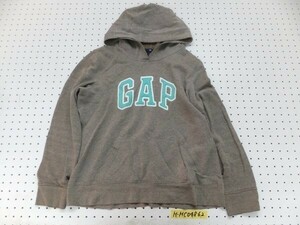 GAP ギャップ レディース 裏起毛 スウェットプルパーカー M 茶色