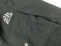 ALPHA CUBIC アルファキュービック キッズ ハンカチモチーフ付き ピンストライプ 薄手 テーラードジャケット ネクタイ付き 160 黒_画像3