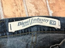 DIESEL ディーゼル レディース イタリア製 ウォッシュデニムジーンズパンツ 26 紺 綿_画像2