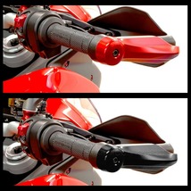 ハンドガード プロテクター シールド Ducati ドゥカティ デザートX ムルティストラーダ V4 V4S アルミ_画像2