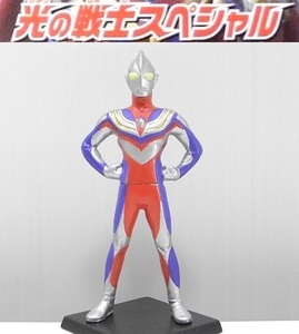 バンダイ HGウルトラマン「ウルトラマンティガ(マルチタイプ)」凹3～光の戦士スペシャル編 ※開封品、カード無し、専用台座付