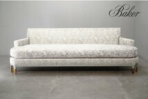 487 展示極美品 Baker(ベーカー) Celestite Sofa(セレスタイト ソファ) 3シーター(3人掛け) IDC大塚家具 232万_画像1