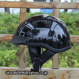 大人気ハーフヘルメット 半帽ヘルメットバイクヘルメット 夏用 ハーフヘルメットM-XXLサイズ選択可能