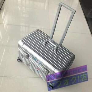  very popular * aluminium suitcase 17 -inch 4 color aluminium trunk trunk small size travel supplies TSA lock Carry case carry bag machine inside bringing in 