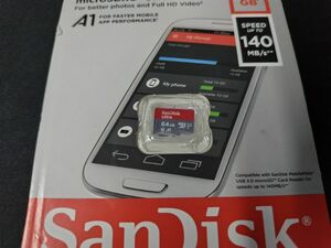 SanDisk サンディスク microSDカード 64GB UHS-I Class10 送料無料