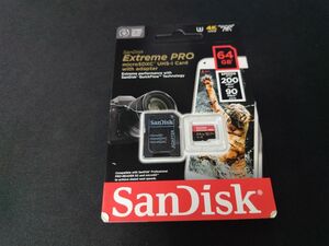 SanDisk サンディスク Extreme PRO microSDカード 64GB UHS-I Class10 送料無料