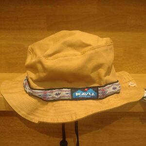 (カブー) KAVU Strap Bucket Hat ストラップ バケットハット　 帽子 ベージュ　タグ付　新品未使用