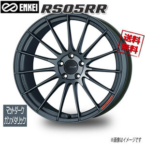 ENKEI エンケイ RS05RR マットダークガンメタリック 18インチ 5H112 8.5J+45 1本 66.5 業販4本購入で送料無料