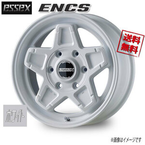 ESSEX ESSEX ENCS ホワイト 16インチ 6H139.7 6.5J+48 4本 106.2 業販4本購入で送料無料