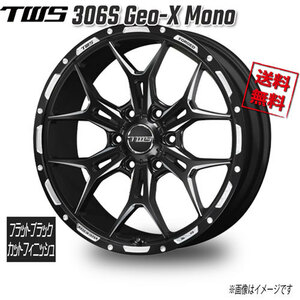 TWS 306S ジオクロス モノブロック フラットブラック/C 20インチ 6H139.7 8.5J+50 4本 95 業販4本購入で送料無料