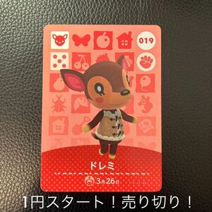 1円スタート！どうぶつの森 amiiboカード ドレミ 019 amiibo アミーボ Nintendo Switch 