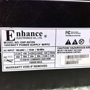 W53 Enhance 1000W ENP-6610G PC用 電源BOX 電源ユニットの画像3