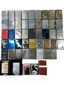 ジャンク品　ZIPPO　ジッポ　オイルライター　まとめ　48点