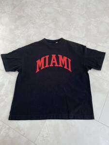 RAG MACHINE Miami ロゴTシャツ サイズM 身幅56 着丈70 半袖Tシャツ オーバーサイズ