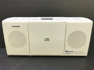 東芝 TOSHIBA CDラジオ Bluetooth搭載 AM/FM シンセチューニング ステレオ CDリピート再生 TY-CW26 2019年製 T03015N