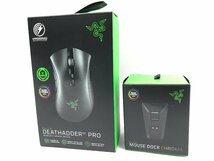 Razer レイザー DeathAdder V2 Pro RZ01-03350100-R3A1 RC30-0305200-R3M1 ワイヤレス ゲーミングマウス マウスドック Y02171S_画像8