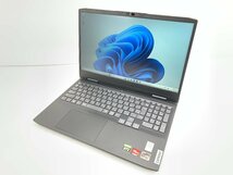 美品 Lenovo IdeaPad Gaming370 ゲーミングノートPC 82SB00PVJP 15.6型 FHD IPS Win11Home Ryzen5 7535HS 8GB SSD512GB RTX2050 02250S_画像1