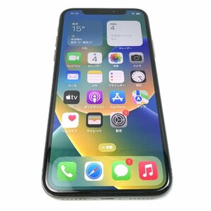 Apple アップル iPhone X 256GB au 判定〇 スマートフォン スマホ 5.8インチ 4Kビデオ撮影 3D Touch MQC12J/A 現状品 Y03041Nの画像1