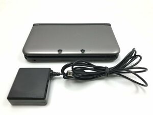 任天堂 Nintendo ニンテンドー3DS LL 携帯ゲーム機 4.88型大画面 オンライン対応 シルバー×ブラック SPR-001 Y03053N