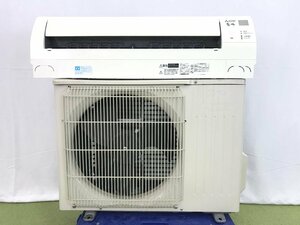 三菱電機 MITSUBISHI 霧ヶ峰 エアコン おもに10畳用 8畳～12畳 2.8kW フロアアイ 内部乾燥 暖房 MSZ-GE2818-W 2018年製 TD03002N