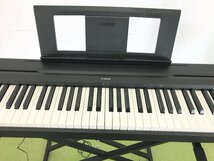 美品★ヤマハ YAMAHA Pシリーズ 電子ピアノ 88鍵 最大同時発音数64音 スマホ タブレット連携 P-45B 2021年製 スタンド 椅子付き T03070N_画像3