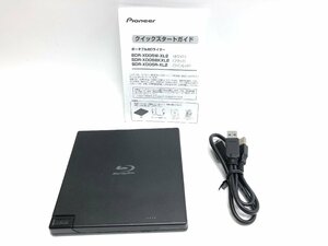 美品★パイオニア Pioneer ブルーレイドライブ 外付けブルーレイ バスパワー対応 USB3.0 BDR-XD05BKXL2 Y03188N