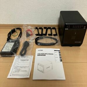 Corega 4BAY RAID CG-HDC4EU3500 HDDケース 中古 