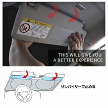 送料無料！車内の暑さ対策に！目立つ　SUBARU　スバルロゴ 大盤サンシェード 　レガシー　レヴォーグ　インプレッサ_画像4