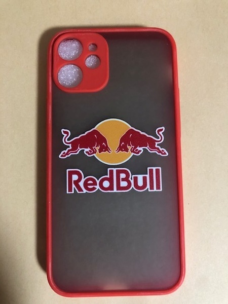 誰も持ってない？　送料無料！RED　BULL　レッドブルロゴ　iphone12MINI用　スマホケース