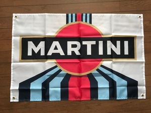 誰も持ってない？お部屋・ガレージに！　マルティニ　MARTINIロゴ　通常サイズ　フラグ　送料無料！　MARTINI　RACING　ランチアデルタ