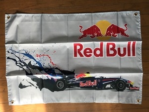 送料無料！カッコイイ　RED　BULL　レッドブル　F1ロゴ　バナーフラッグ 旗　通常サイズ　F1　フォーミュラー