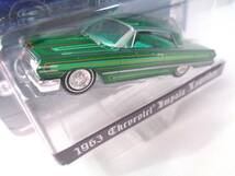 グリーンライト　GREENLIGHT　1/64　1963 Chevrolet Impala Lowrider　シボレー インパラ ローライダー_画像2