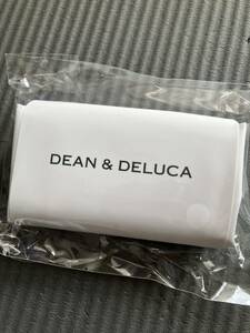 DEAN&DELUCA ディーン&デルーカ　ミニマムエコバッグ　ホワイト　折りたたみ　レジ袋　軽量　エコバッグ　コンパクト　折りたたみ