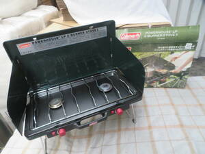 F-206★Coleman/コールマン★POWER HOUSE LP 2 BURNER STOVE★MODEL　2000006707★アウトドア★キャンプ★レジャー用品★長期保管品