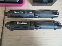 I-586）マキタ/makita☆充電式ペンインパクトドライバー・ドリル 2台セット☆電動工具・ドリル・ドライバー☆中古品_画像1