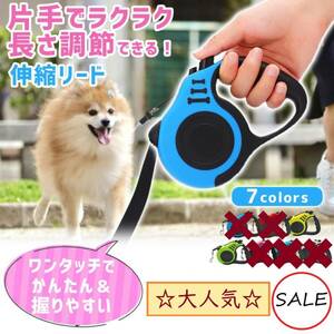 1円スタート 新品 ペット リード ハーネス用 散歩 伸縮 小型犬 フック 首輪 猫 うさぎ 防災 かわいい おしゃれ 軽量 ロック付き 安心