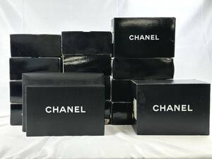 1円～CHANEL　シャネル 保存箱　空箱　箱 15点セット　ブラック　バッグ用等　中サイズ等