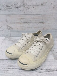 CONVERSE コンバース スニーカー JACK PURCELL ジャックパーセル ロー キャンバス 破れ・汚れあり 26.5㎝ ホワイト メンズ 1304000004372