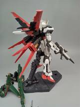 塗装完成品 RG 1/144 エールストライクガンダム ランチャーパック　(機動戦士 ガンプラ プラモデル SEED キラ)　_画像4